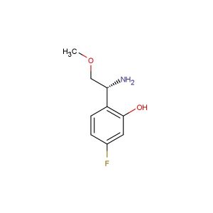 2-[(1R)-1-amino-2-methoxyethyl]-5-fluorophenol