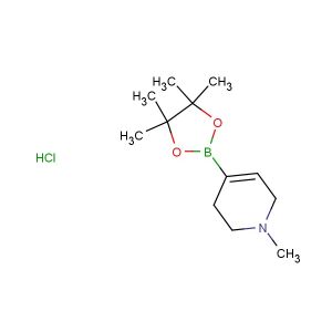 1-methyl-4-(4,4,5,5-tetramethyl-1,3,2-dioxaborolan-2-yl)-1,2,3,6-tetrahydropyridine hydrochloride