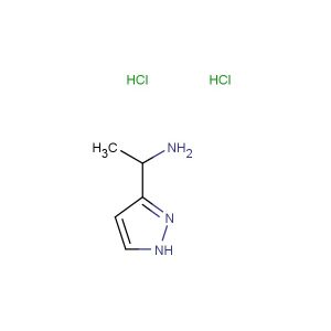 1-(1H-pyrazol-3-yl)ethan-1-amine dihydrochloride