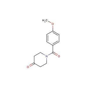1-(4-methoxybenzoyl)piperidin-4-one