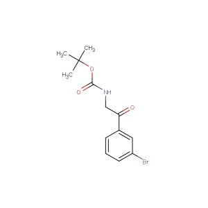tert-butyl N-[2-(3-bromophenyl)-2-oxoethyl]carbamate