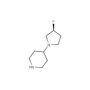 (S)-4-(3-fluoropyrrolidin-1-yl)piperidine