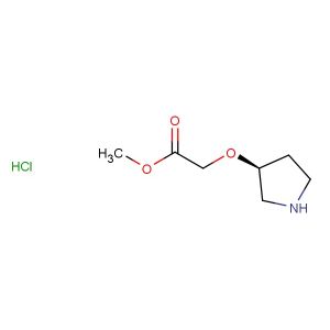 methyl 2-[(3S)-pyrrolidin-3-yloxy]acetate hydrochloride