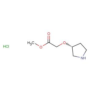 methyl (R)-2-(pyrrolidin-3-yloxy)acetate hydrochloride