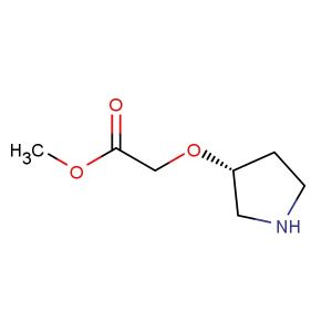 methyl (R)-2-(pyrrolidin-3-yloxy)acetate