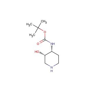 tert-butyl ((3S,4R)-3-hydroxypiperidin-4-yl)carbamate