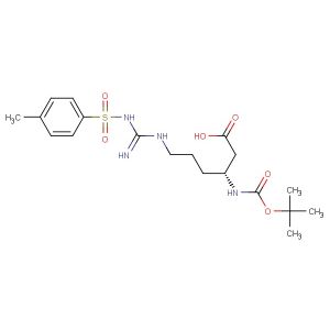 (R)-3-((tert-butoxycarbonyl)amino)-6-(3-tosylguanidino)hexanoic acid