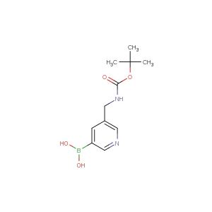 (5-(((tert-butoxycarbonyl)amino)methyl)pyridin-3-yl)boronic acid
