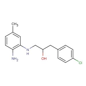 1-[(2-amino-5-methylphenyl)amino]-3-(4-chlorophenyl)propan-2-ol