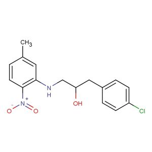 1-(4-chlorophenyl)-3-[(5-methyl-2-nitrophenyl)amino]propan-2-ol