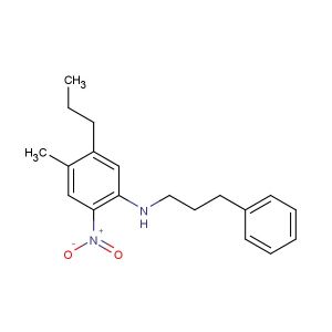 4-methyl-2-nitro-N-(3-phenylpropyl)-5-propylaniline