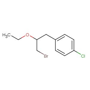 1-(3-bromo-2-ethoxypropyl)-4-chlorobenzene