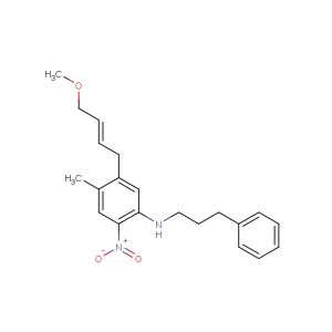 5-[(2E)-4-methoxybut-2-en-1-yl]-4-methyl-2-nitro-N-(3-phenylpropyl)aniline