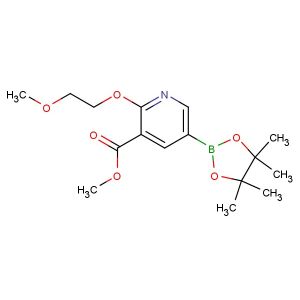 methyl 2-(2-methoxyethoxy)-5-(tetramethyl-1,3,2-dioxaborolan-2-yl)pyridine-3-carboxylate