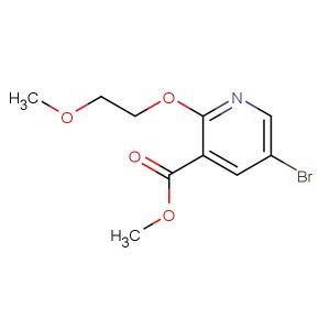 methyl 5-bromo-2-(2-methoxyethoxy)pyridine-3-carboxylate