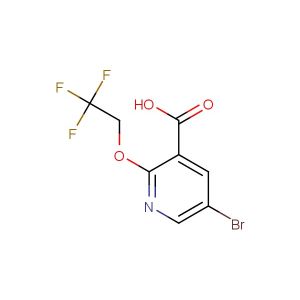 5-bromo-2-(2,2,2-trifluoroethoxy)pyridine-3-carboxylic acid