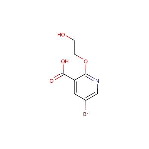 5-bromo-2-(2-hydroxyethoxy)pyridine-3-carboxylic acid