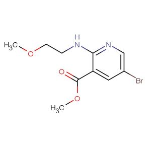 methyl 5-bromo-2-[(2-methoxyethyl)amino]pyridine-3-carboxylate