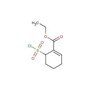 ethyl 6-(chlorosulfonyl)cyclohex-1-enecarboxylate