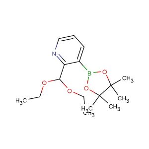 2-(diethoxymethyl)-3-(4,4,5,5-tetramethyl-1,3,2-dioxaborolan-2-yl)pyridine
