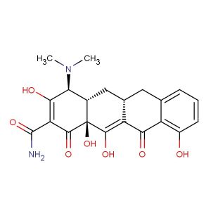 Sancycline(Synonyms: Bonomycin; 6-Demethyl-6-deoxytetracycline)