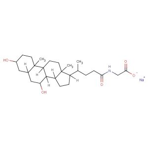 Glycochenodeoxycholic acid sodium salt(Synonyms: Chenodeoxycholylglycine sodium salt; Sodium glycochenodeoxycholate)