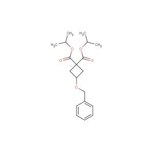1,1-bis(propan-2-yl) 3-(benzyloxy)cyclobutane-1,1-dicarboxylate