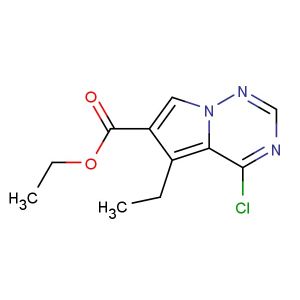 ethyl 4-chloro-5-ethylpyrrolo[2,1-f][1,2,4]triazine-6-carboxylate
