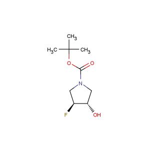 (3R,4S)-tert-butyl 3-fluoro-4-hydroxypyrrolidine-1-carboxylate