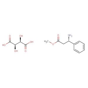(S)-methyl 3-amino-3-phenylpropanoate (2R,3R)-2,3-dihydroxysuccinate