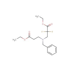 ethyl 3-(benzyl(3-ethoxy-3-oxopropyl)amino)-2,2-difluoropropanoate