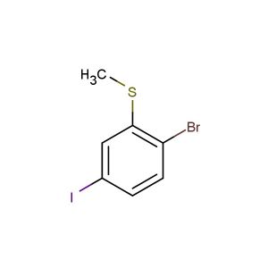 1-bromo-4-iodo-2-(methylthio)benzene