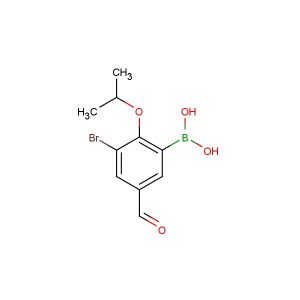 3-bromo-2-isopropoxy-5-formylphenylboronic acid