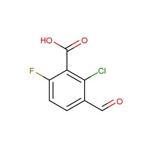 2-chloro-6-fluoro-3-formylbenzoic acid