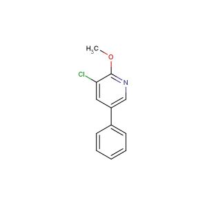 3-chloro-2-methoxy-5-phenylpyridine