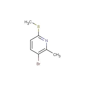 5-bromo-6-methyl-2-methylthiopyridine