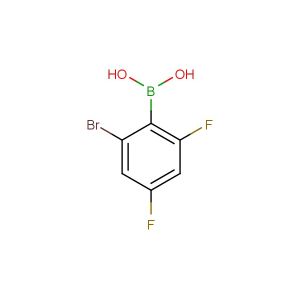 2,4-difluoro-6-bromophenylboronic acid