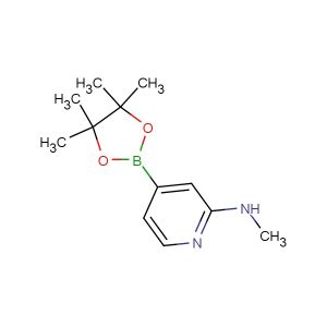 N-methyl-4-(4,4,5,5-tetramethyl-1,3,2-dioxaborolan-2-yl)pyridin-2-amine