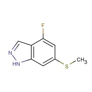 4-fluoro-6-(methylthio)-1H-indazole