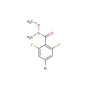 4-bromo-2,6-difluoro-N-methoxy-N-methylbenzamide
