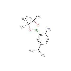 4-isopropyl-2-(4,4,5,5-tetramethyl-1,3,2-dioxaborolan-2-yl)aniline