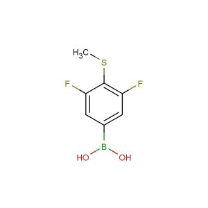 3,5-difluoro-4-(methylthio)phenylboronic acid