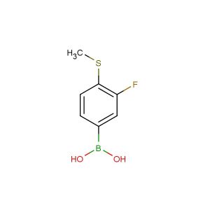 3-fluoro-4-(methylthio)phenylboronic acid