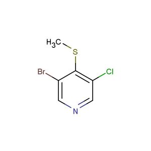 5-bromo-3-chloro-4-methylthiopyridine