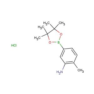 2-methyl-5-(4,4,5,5-tetramethyl-1,3,2-dioxaborolan-2-yl)aniline hydrochloride
