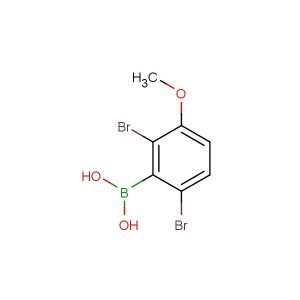 2,6-dibromo-3-methoxyphenylboronic acid
