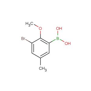 3-bromo-5-methyl-2-methoxyphenylboronic acid