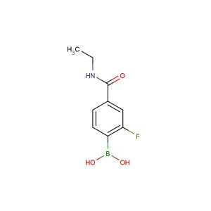 2-fluoro-4-(N-ethylaminocarbonyl)phenylboronic acid
