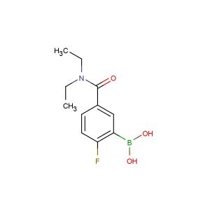 5-(diethylcarbamoyl)-2-fluorophenylboronic acid