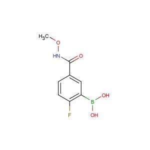 2-fluoro-5-(methoxycarbamoyl)phenylboronic acid